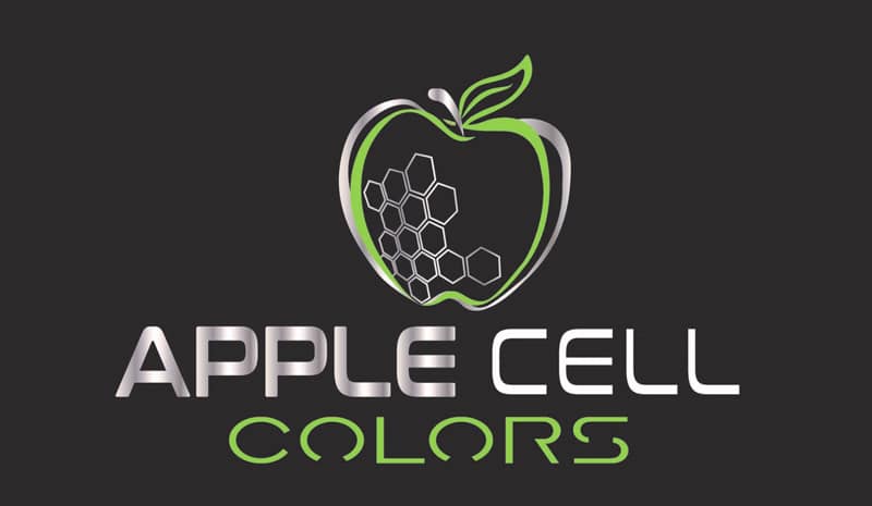 logo apple cell colors productos de peluquería para profesionales